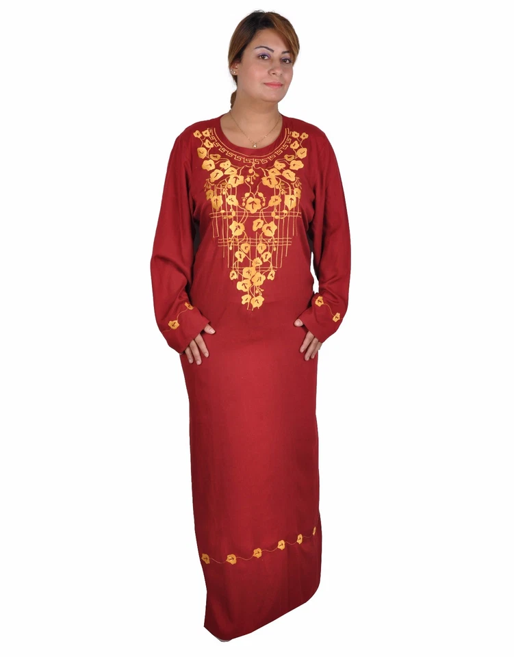 DAMEN KAFTAN  HAUSKLEID STRANDKLEID 100% VISKOSE - Bild 1 von 1