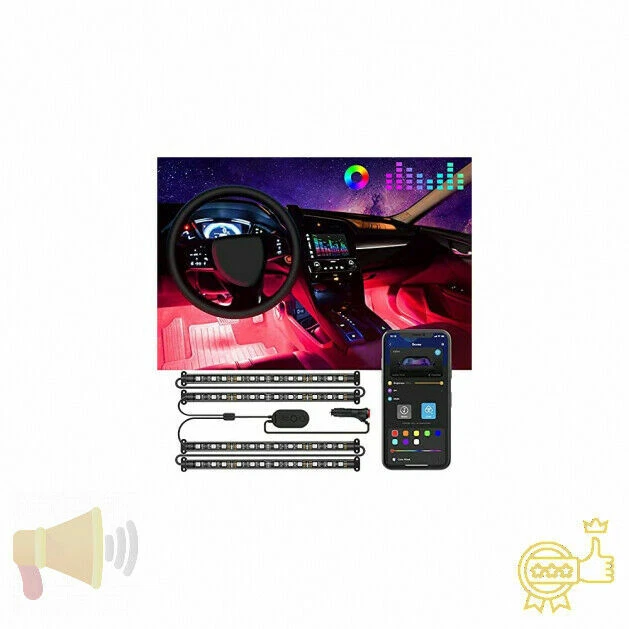 Govee US-H61140A1 12V Car Interior lights with Two Line Design