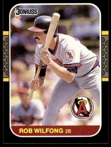 1987 Donruss #258 Rob Wilfong - Picture 1 of 3