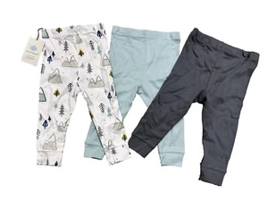 Baby Boys' 3pk 'Adventure Awaits' Pants - Cloud Island Green 6-9M - Picture 1 of 4