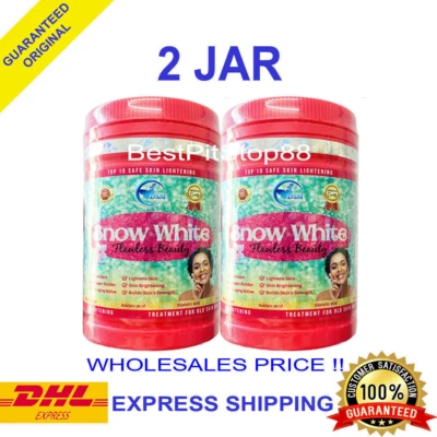 2 X Phyto Snow White Advanced Flawless Beauty Skin Lightening Collagen Supplemen - Image 1 of 4