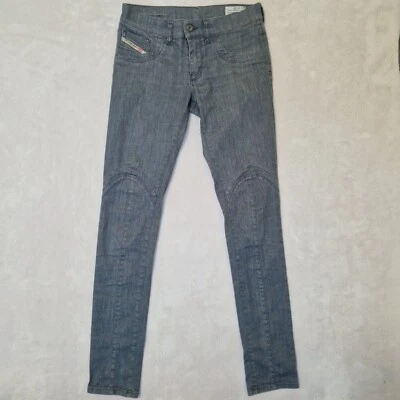 Diesel Jeans Womens 28x32 Light Gray BI-BI Super Slim Legging Low Waist Italy - Image 1 of 4