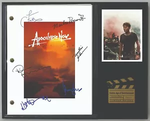 Apocalypse Now Reproduction Signed Movie Script Wood Plaque Display - Picture 1 of 7