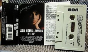 JULIA MIGENES JOHNSON In Love cassette tape 1985 theater Broadway songs - Picture 1 of 1