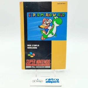 Manual Super Mario World / super nintendo snes / Pal / Fr / Fah - Picture 1 of 6