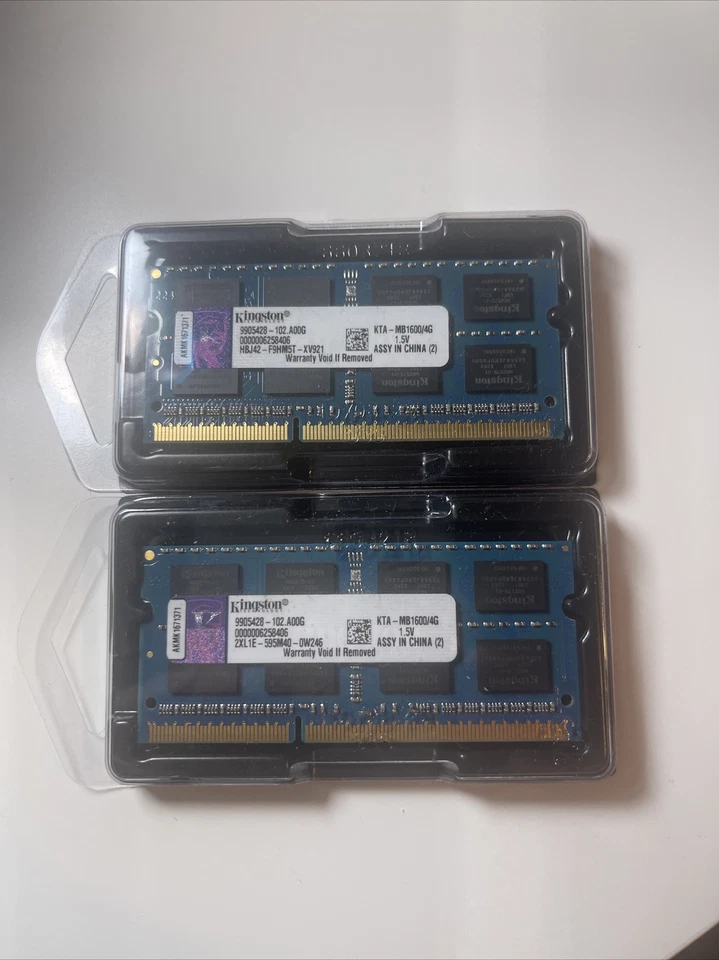 Kingston KTA- MB1600 8GB (4GB+4GB) Memory for Apple MacBook Pro (Mid 2012), 13” - Image 1 of 1