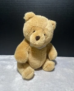 Vintage Gund Bear Plush 1991 Honey Cub Tan Teddy White Patch Sitting 10" Lovey - Picture 1 of 6
