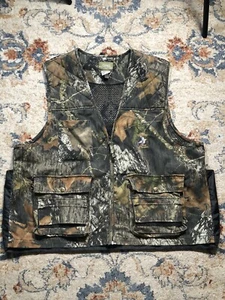 Quail Unlimited Dove Hunter Vest Mens XL Camo Shotgun Shell Cargo Buck EUC - Picture 1 of 8