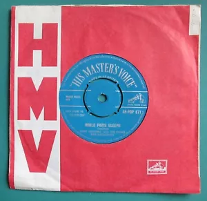 Tony Osborne Orchestra: While Paris Sleeps 7" Vinyl Single 1st 1959 UK Press - Picture 1 of 2