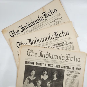 1921 The Indianola HS Echo Student Newspaper Columbus OH Vol 3 Issue 1 2 5 Xmas - Picture 1 of 5