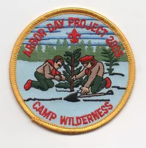 Venta de campamento: Parche Camp Wilderness 2005 (Consejo de Luces del Norte), Día del Árbol, como nuevo - Imagen 1 de 1