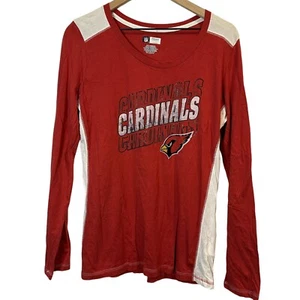 NFL Apparel Women’s St. Louis Cardinals Red Fitted Long Sleeve T-Shirt Size XXL - Picture 1 of 4