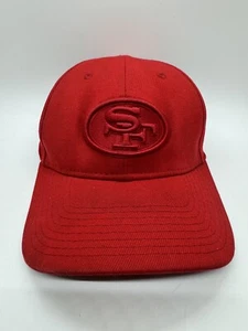 San Francisco 49ers Hat Mens Medium-Large Flex Fit Red New Era 9Fifty NFL Cap - Picture 1 of 6