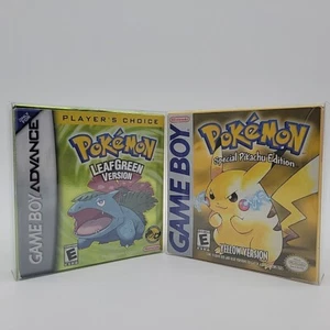 10x Gameboy Gameboy Color Gameboy Advanced Box Protectors Plastic Covers  - Picture 1 of 5