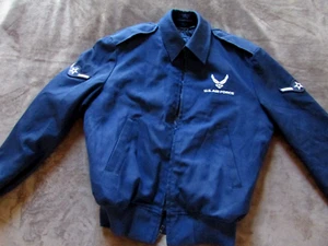 U.S. Air Force  Men's Lightweight Bomber Jacket 40S Detachable Lining Zip Front - Picture 1 of 16