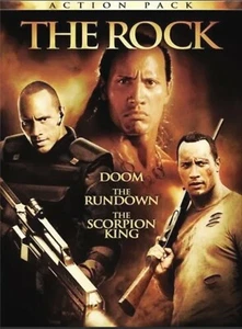 The Rock Action Pack [Doom / The Rundown / The Scorpion King] Box Set 3 dvds guc - Picture 1 of 12