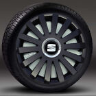 4x15" wheel trims, Hub Caps, Covers to fit Seat Ibiza,Leon,Toledo,Altea XL