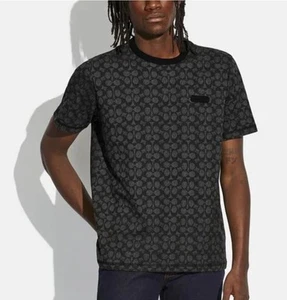 Coach Mens Essential T-Shirt In Organic Cotton Size Small - Picture 1 of 10
