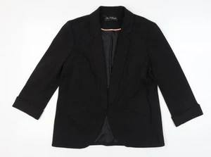 Miss Selfridge Women's Black Blazer Size 14 - Picture 1 of 12