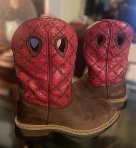 Twisted X MLCA005 Cowboy Stahlkappe braun rot Arbeitsstiefel Herren Größe 11,5D - Bild 1 von 14