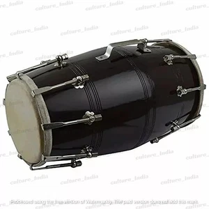 Traditional Musical Instrument Musical Rope Dholak Nut & Bolt With Cover - Picture 1 of 3