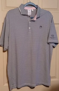 Puma Herren Golf Poloshirt - blau gestreift Arnold Palmer - Bild 1 von 3
