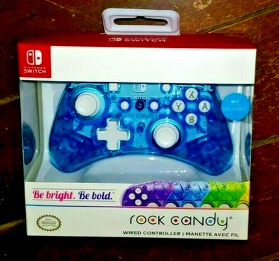 Rock Candy BLU MERANG Wired Controller for Nintendo Switch! (2020, PDP) - Image 1 of 3