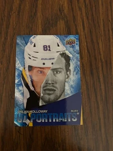 2025-26 UPPER DECK SERIES 1 - UD PORTRAITS SPECKLE - DYLAN HOLLOWAY - Bild 1 von 1
