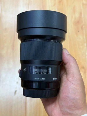 Lente Sigma 20mm f/1.4 DG HSM arte lente ultra grande angular para Canon EF - 95% nova - Imagem 1 de 4