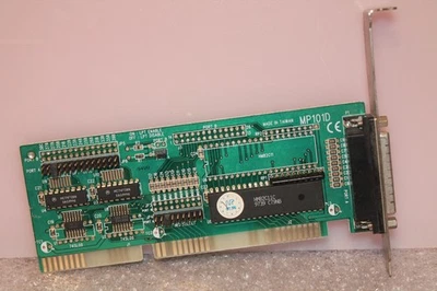 Scheda controller parallelo ISA IEEE1284 DB25 LPT MP101D - 16 bit HM82C11C - Immagine 1 di 3