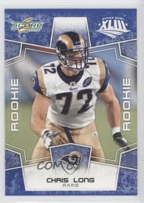 2008 Score Rookie Factory Set Blue Chris Long #332 Rookie RC - Image 1 of 2