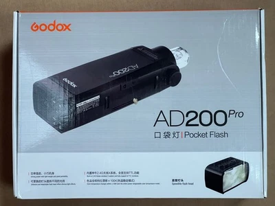 ¡Nuevo! Flash estroboscópico Godox AD200 Pro 2.4G TTL NUEVO EN CAJA Foto 1 de 3