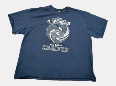 Carlton AFL womens Blue Tshirt Sz 5 XL Supporters Tshirt - Image 1 of 4