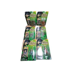 BRAND NEW Lot of 6 Star Wars Power of The Jedi Collection 1 & 2 - Picture 1 of 7