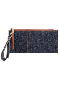 HOBO Women's Vida Wallet Dark Denim - Picture 1 of 2