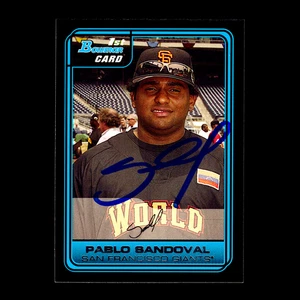 2006 Bowman Draft Pablo Sandoval 1st Future's Game Prospects Signed Auto Giants - Picture 1 of 1