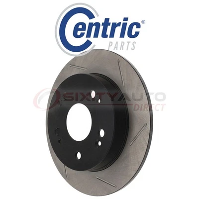 Centric Slotted Disc Brake Rotor for 2006-2008 Honda Civic 1.8L 2.0L L4 - jz Foto 1 de 4