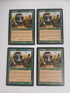 MTG Playset 4x Warthog (Visions/Green/C) - BGM - Picture 1 of 2
