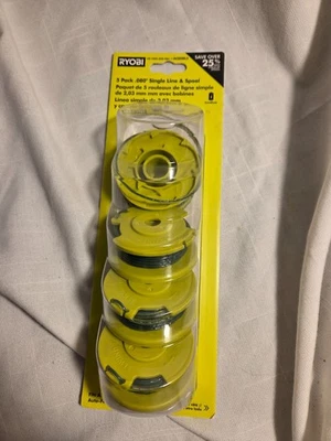 RYOBI 0.080 in. Replacement Auto-Feed Line Spools (4-Pack) - Image 1 of 2