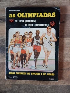 Álbum de pegatinas vintage de los Juegos Olímpicos de Montreal 1976 #1 ¡Edición Portugal completa! - Imagen 1 de 21