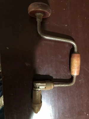 Taladro manual de trinquete Mohawk Shelburne de colección 13,5 pulgadas HECHO EN EE. UU. Foto 1 de 4