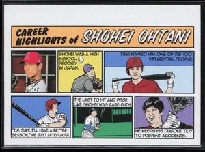 2022 Topps Heritage #73TC-5 Shohei Ohtani 1973 Topps Comics - Picture 1 of 2