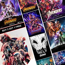 Avengers Marvel MCU Movie Posters A3 Prints Endgame Age of Ultron Infinity War
