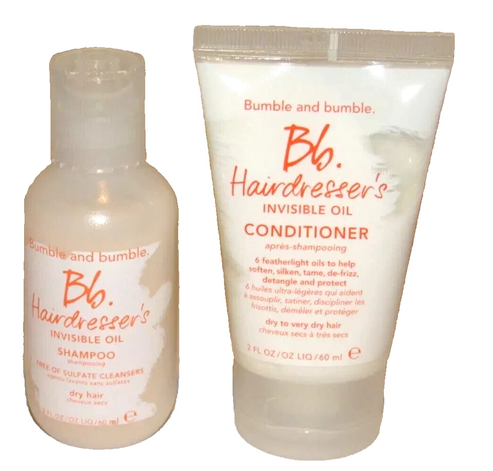 Bumble Bb. Invisible Oil Hairdresser's Shampoo & Conditioner Set 2oz/60ml Each - Image 1 of 1