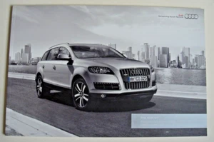 Audi . Q7 . Audi Q7 . October 2010 Sales Brochure - Picture 1 of 1