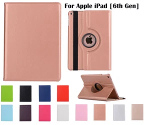 360°Rotate PU Leather cover case for Apple iPad [6th Gen] 9.7" - Picture 1 of 44