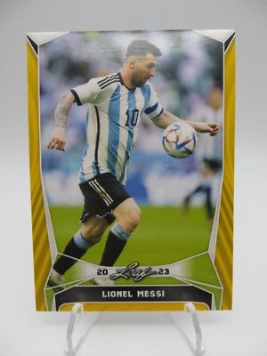 2023 Leaf Soccer Lionel Messi Gold #B-7 Argentina - Image 1 of 2