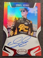 2018 Panini Certified Racing Daniel Hemric Signatures Red #/99