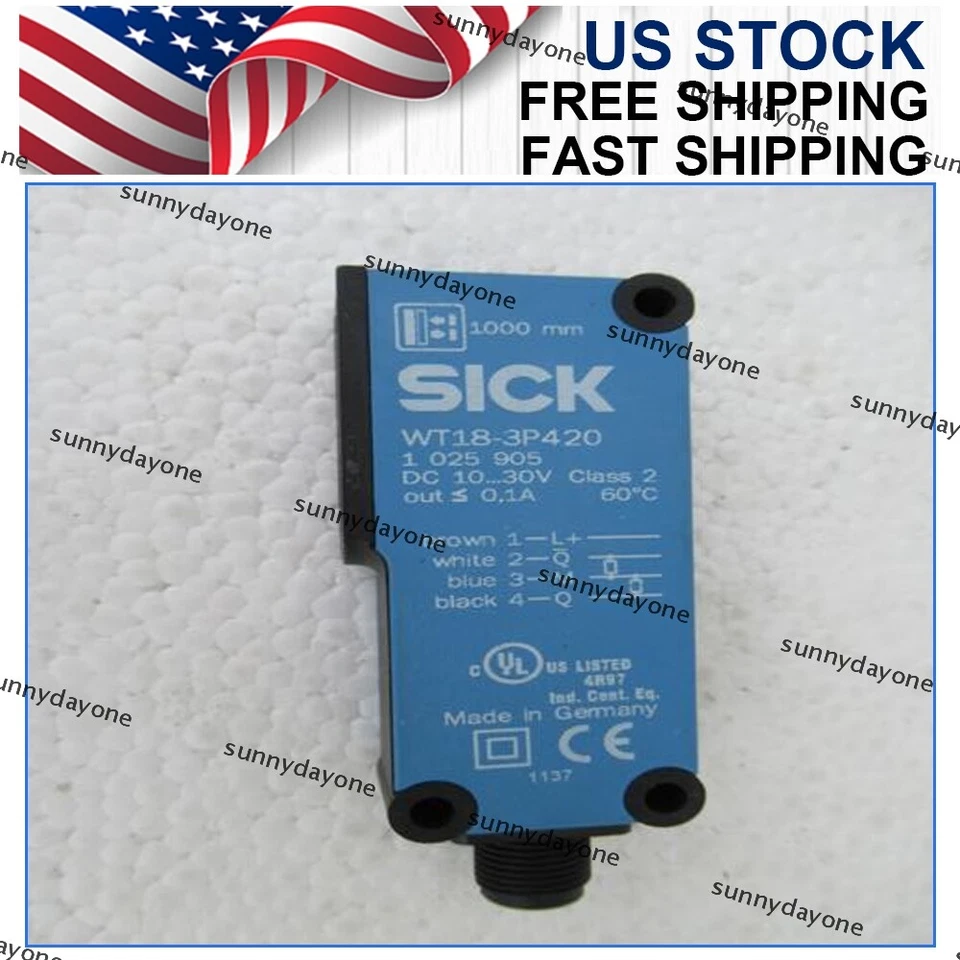 WT18-3P420 Brand New SICK WT18-3P420 Free Shipping WT183P420 Sealed - Image 1 of 1