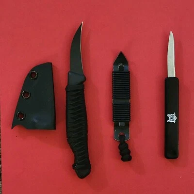 Combo de cuchillo Edc Pikal/cuchillo de supervivencia Blackout y más/no manifiesto de Ed  Foto 1 de 4